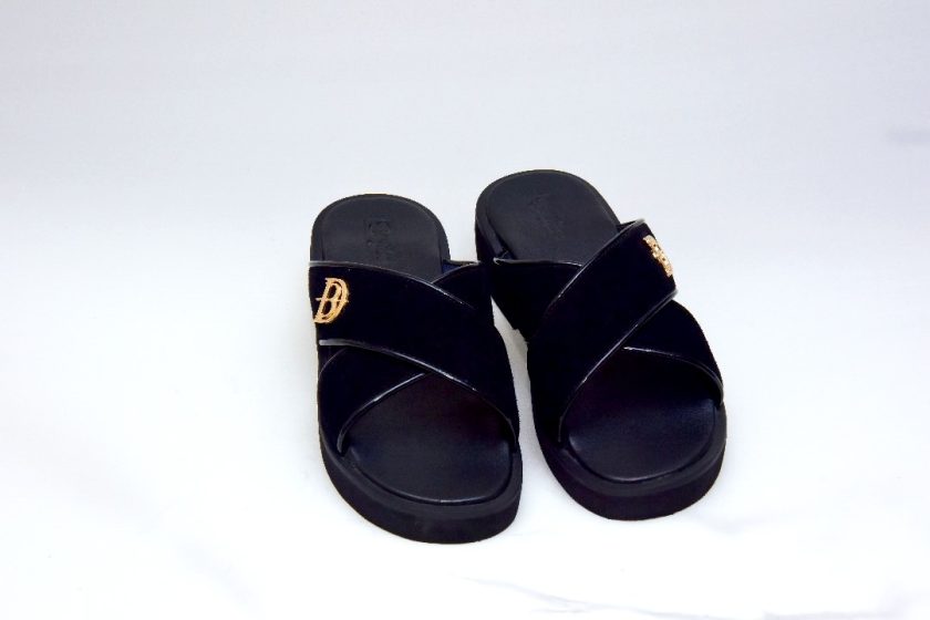 Suede slides