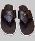 Leather slippers